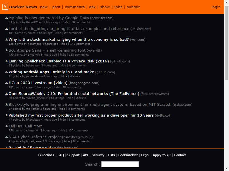 Hacker News Revisited