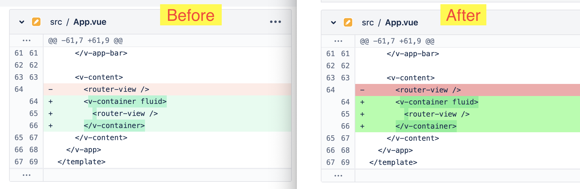 Bitbucket Diffs for Red Green Colorblind