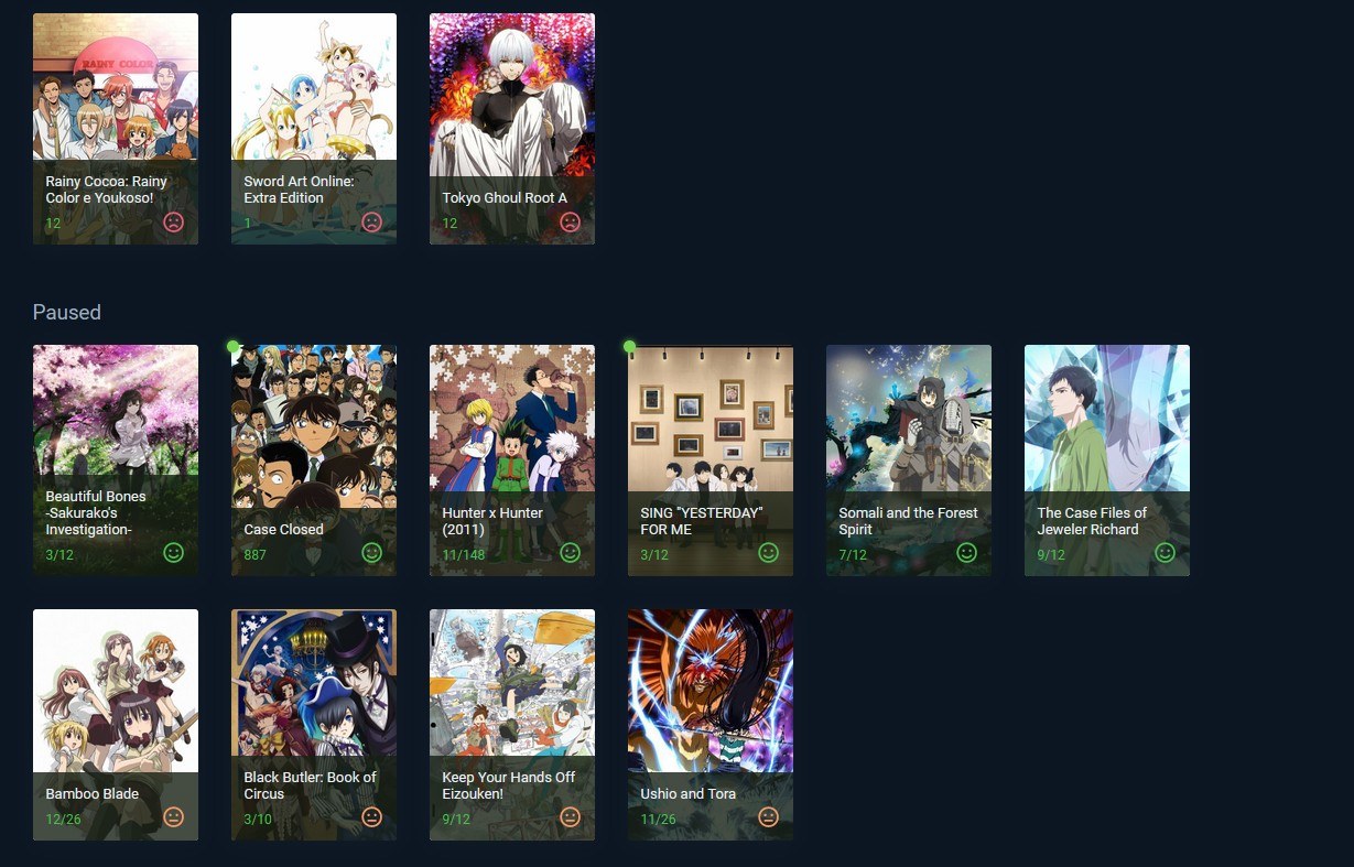 Mator's anilist style tweaks