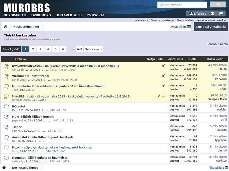 MuroBBS (2015) - XF Light - (Muro xenforo teema)