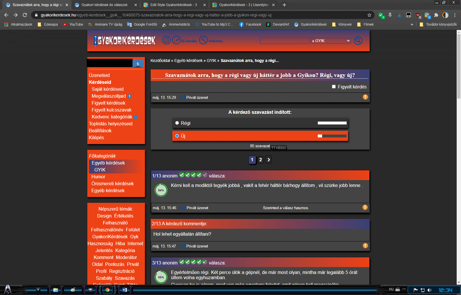 Gyakorikérdések 5 by Anita