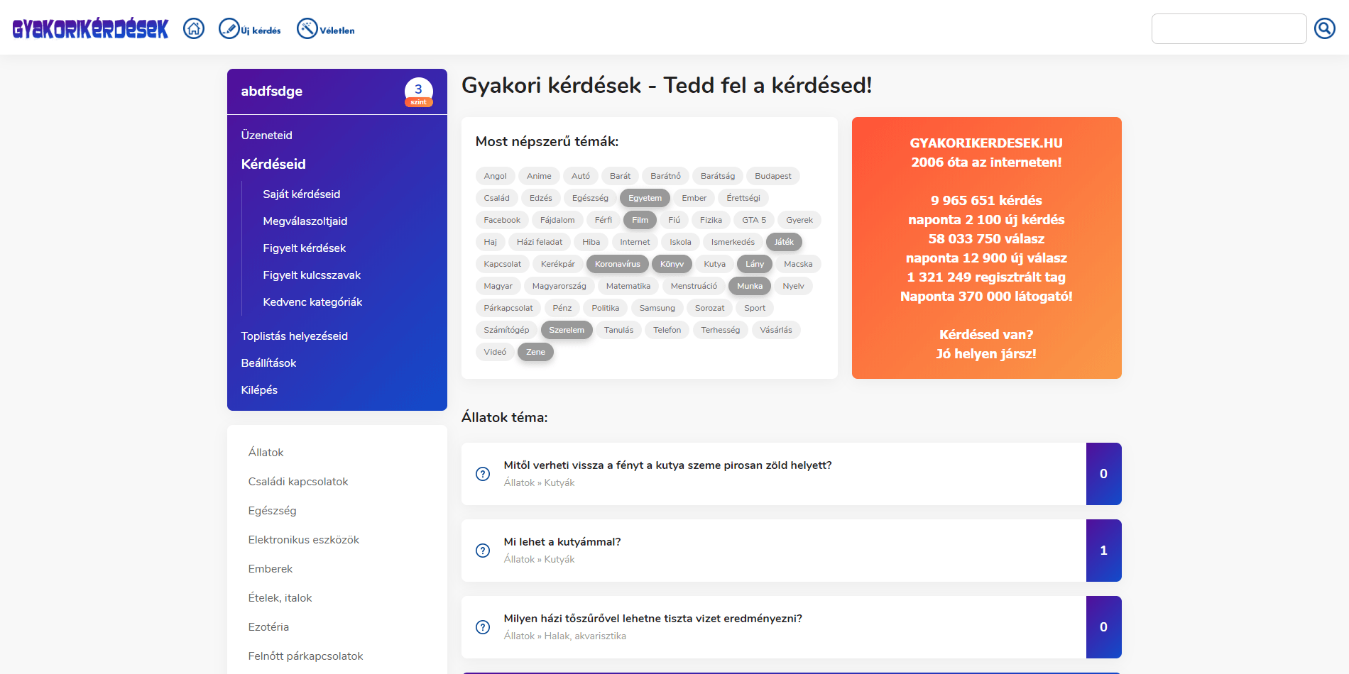 gyakorikerdesek.hu - Material light