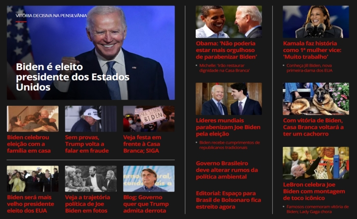 Globo.com e O Globo Dark Theme