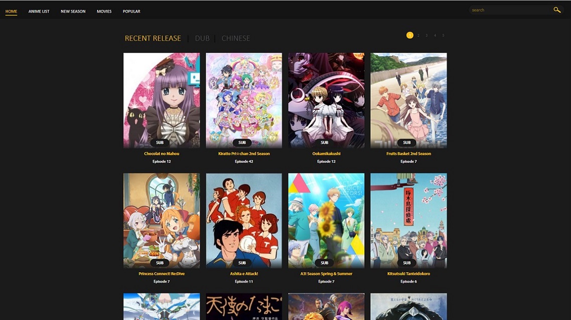 GoGoAnime - Minimalistic