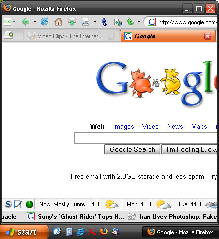 Active Tab (matches Zune Theme Orange Color)
