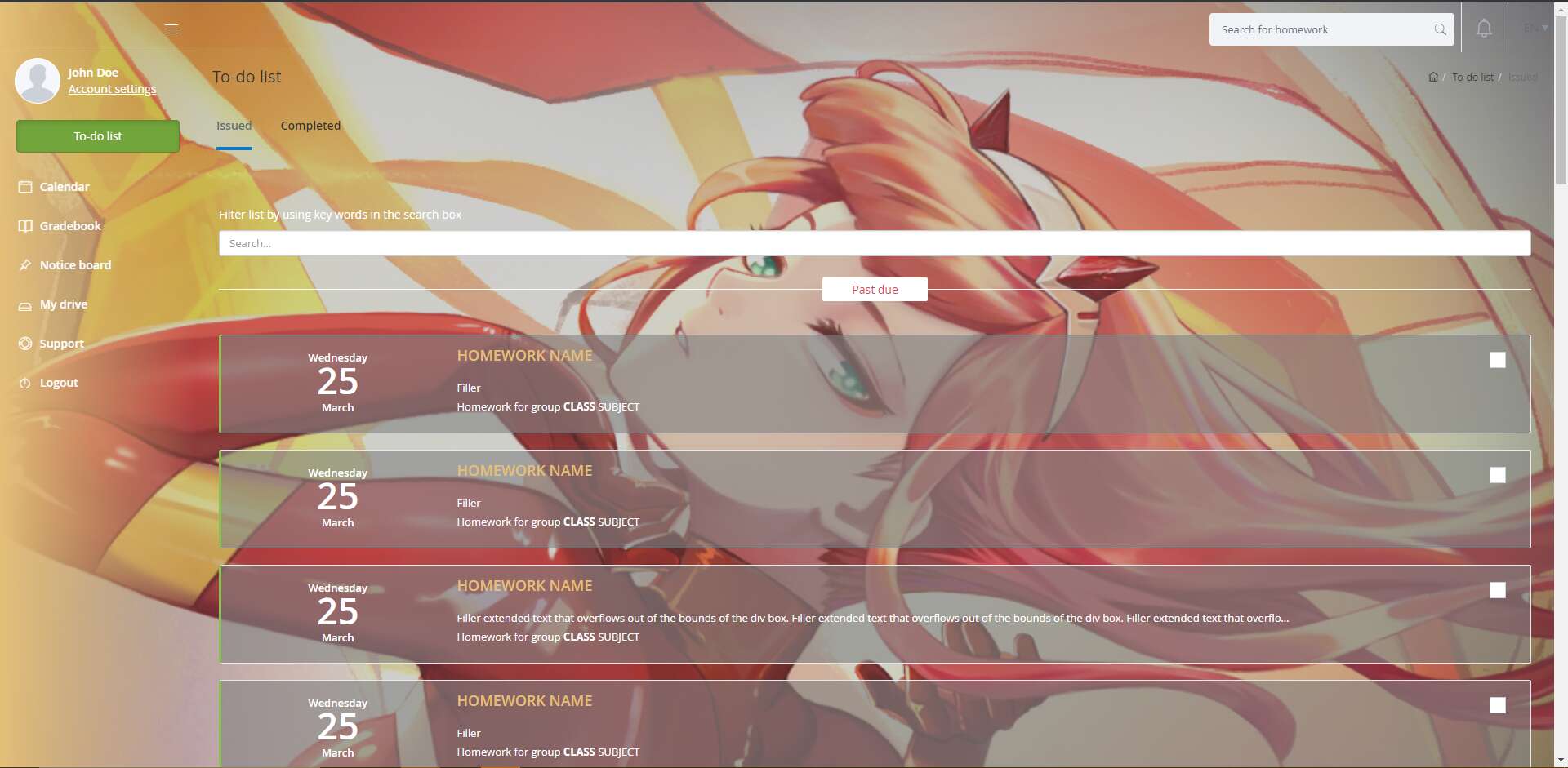SatchelOne (Image/Colour Swap) Zero Two Theme