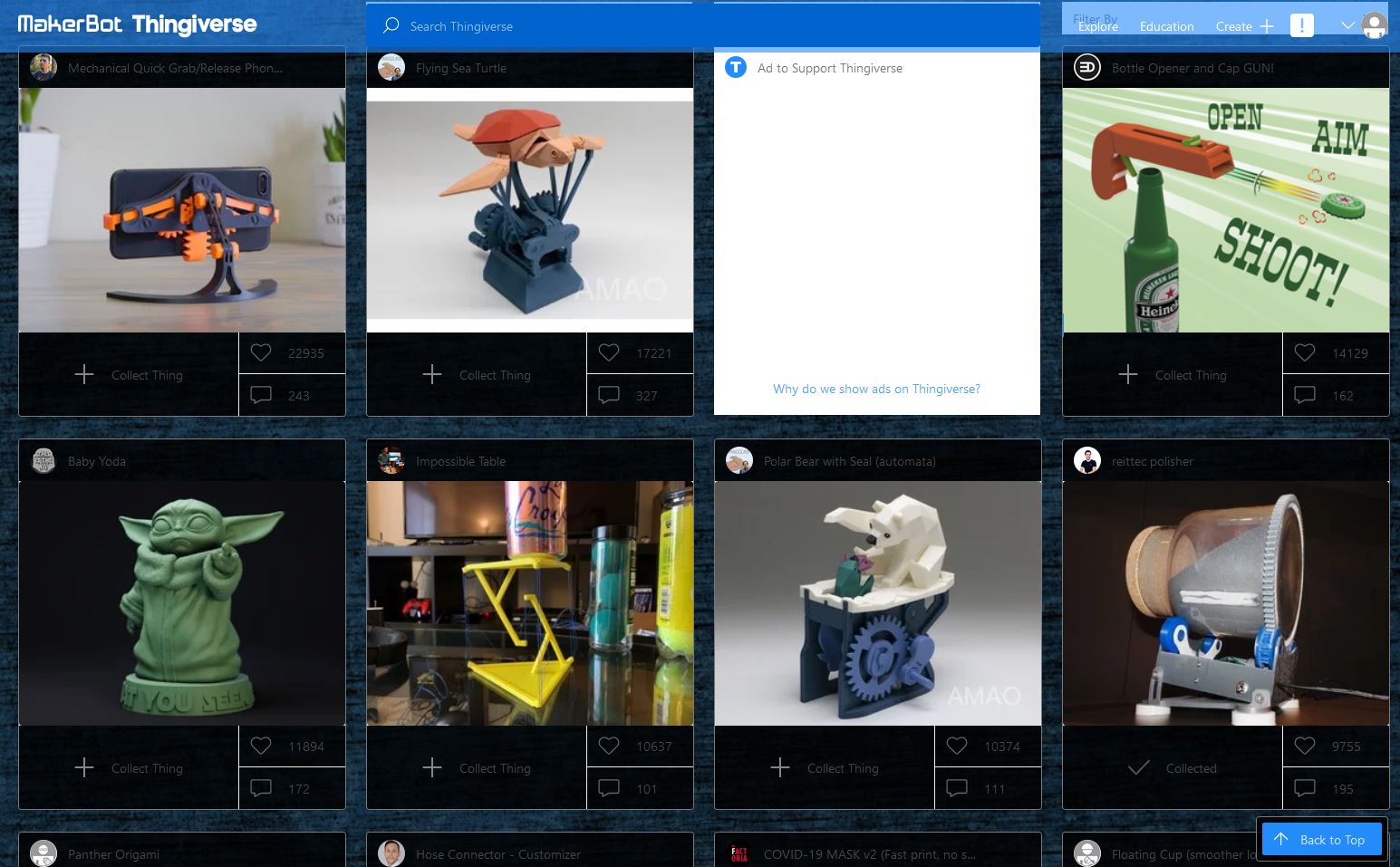 thingiverse - anti-eyeburnout