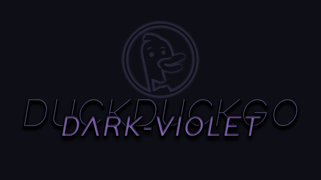 DuckDuckGo Dark - Violet Theme