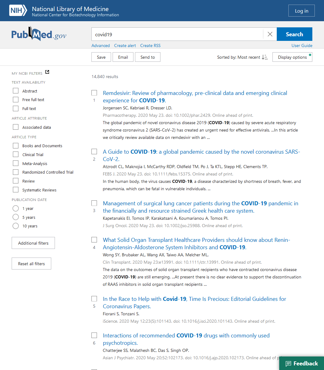 Venk's Clean PubMed