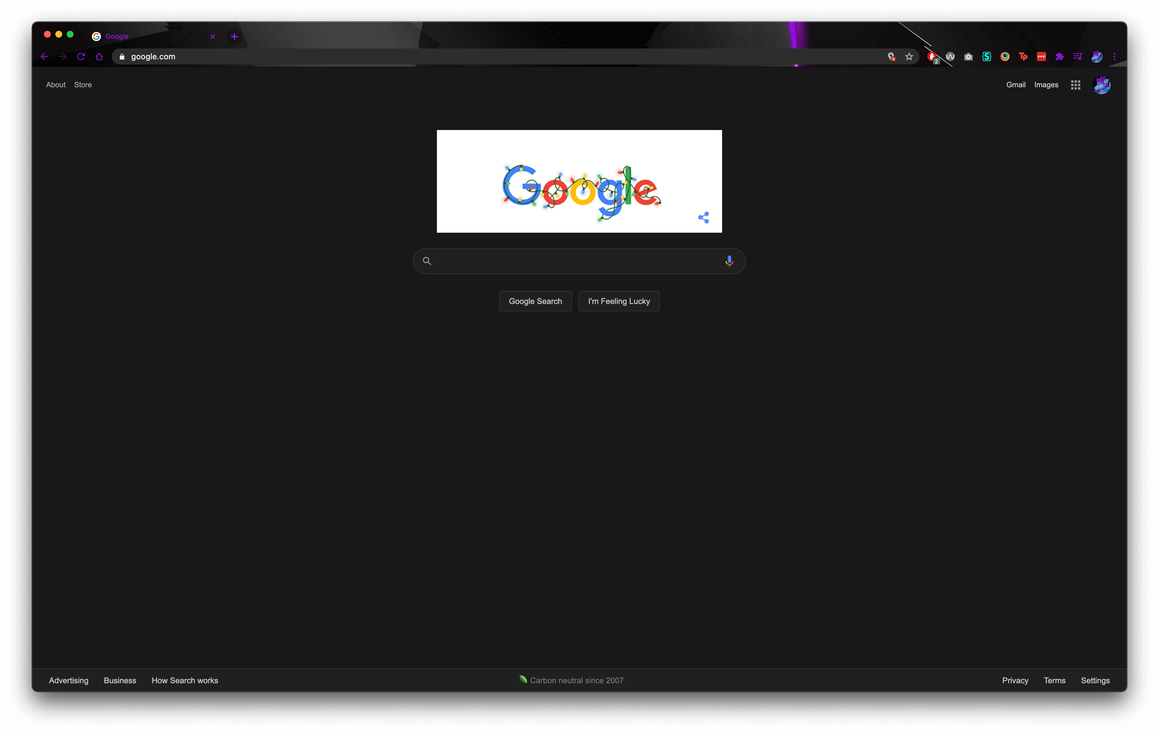 Google/Alphabet - Dark Theme