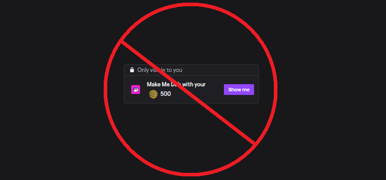 Hide - Only visible to you notifications