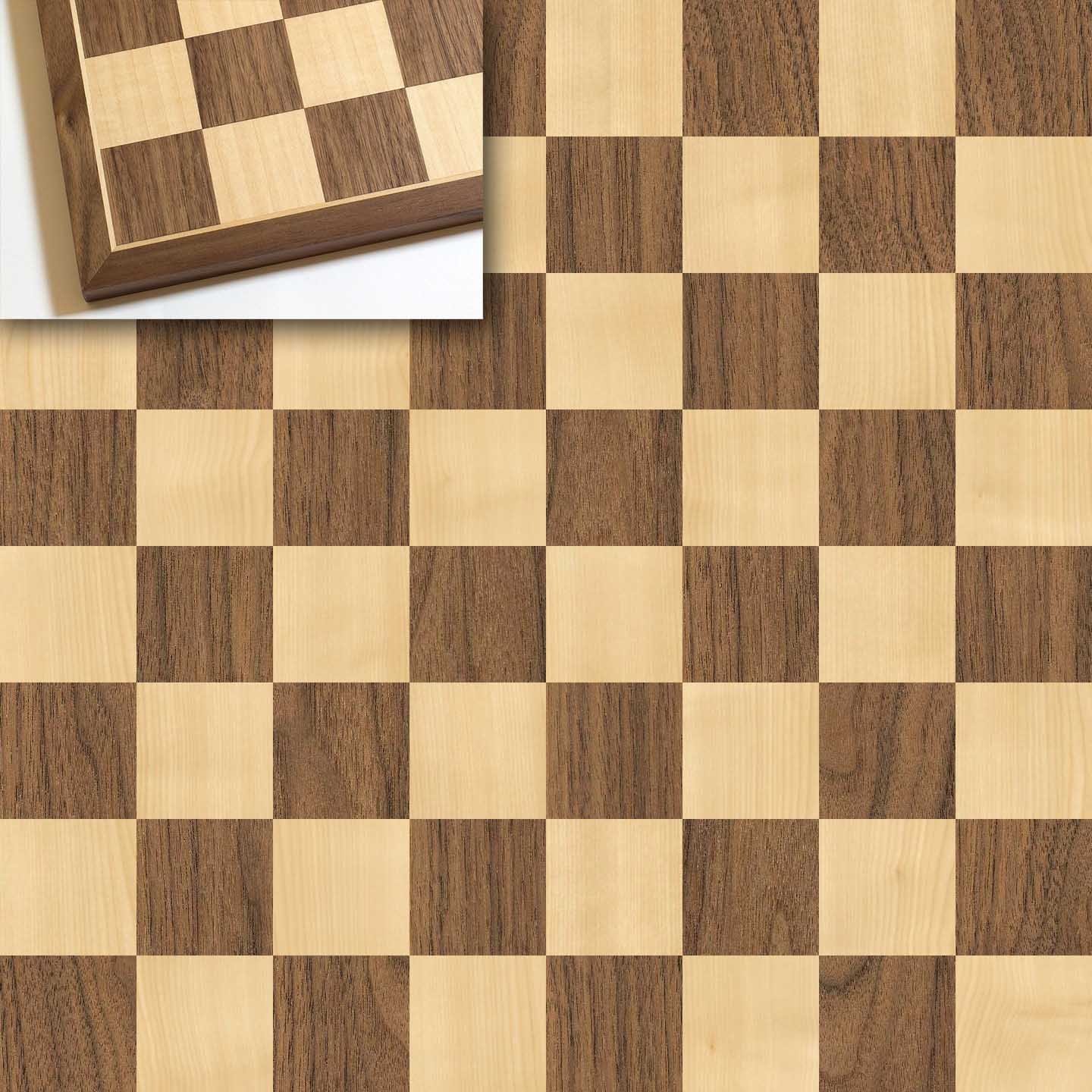 Lichess Board: Walnut Chess Board, DGT style 1