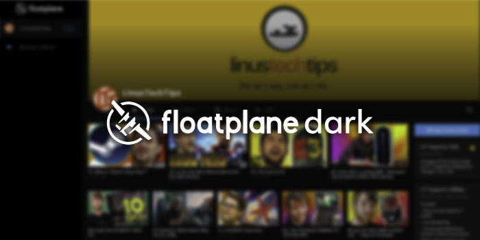 Floatplane Dark - Darkplane