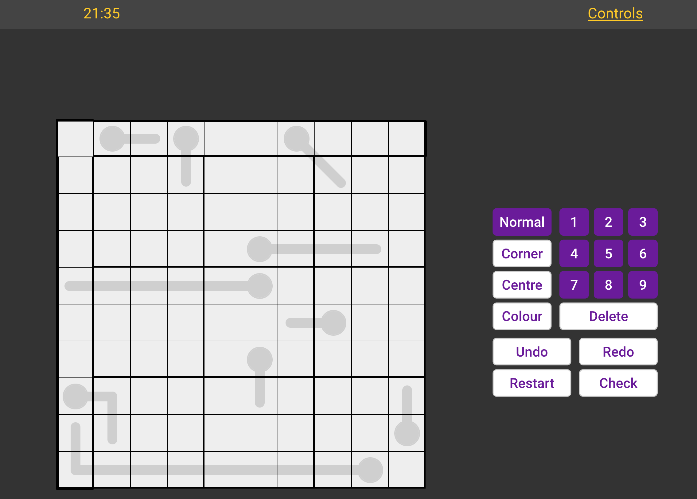 Cracking the Cryptic Web App Dark Mode