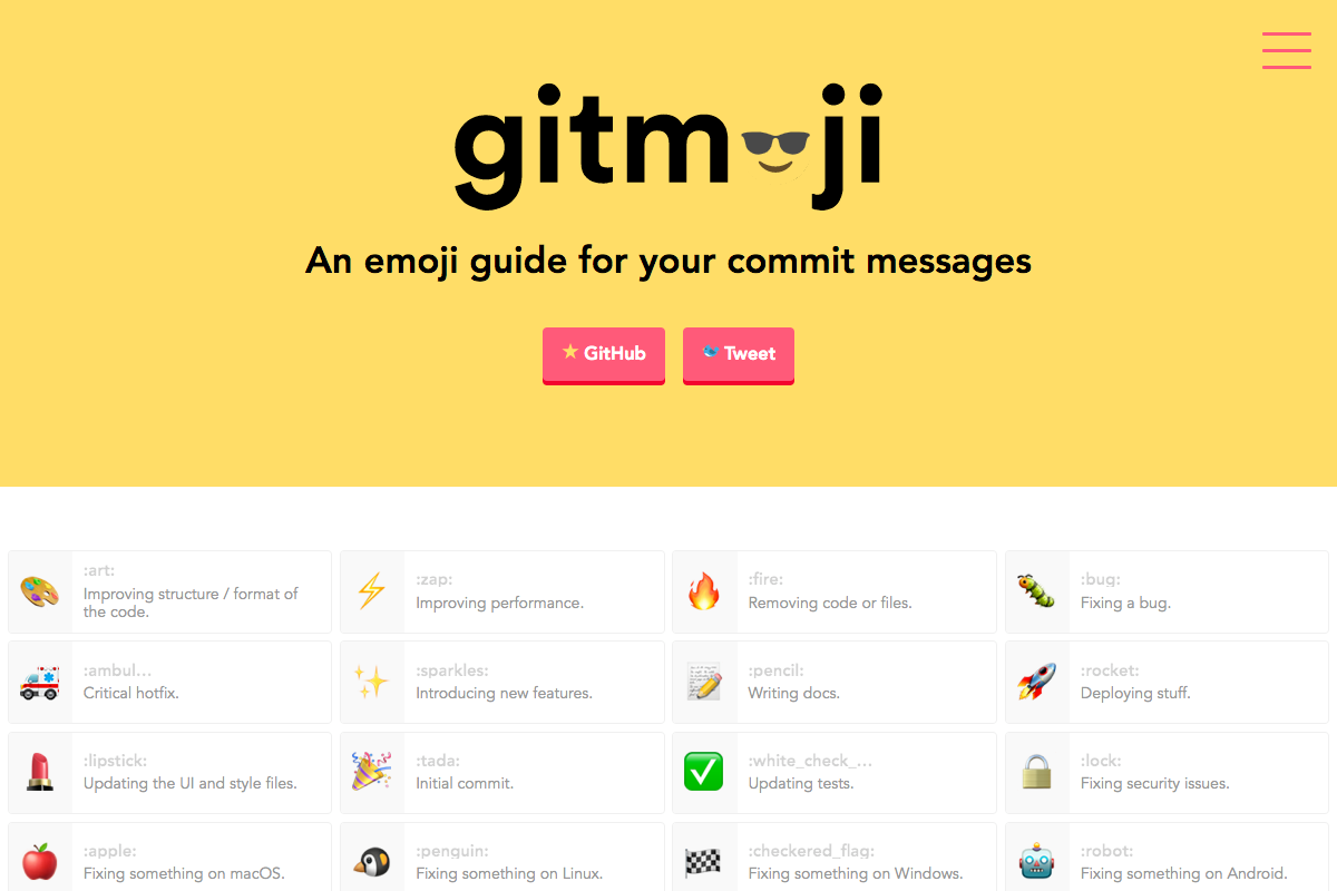 gitmoji.dev (Moved to .world)