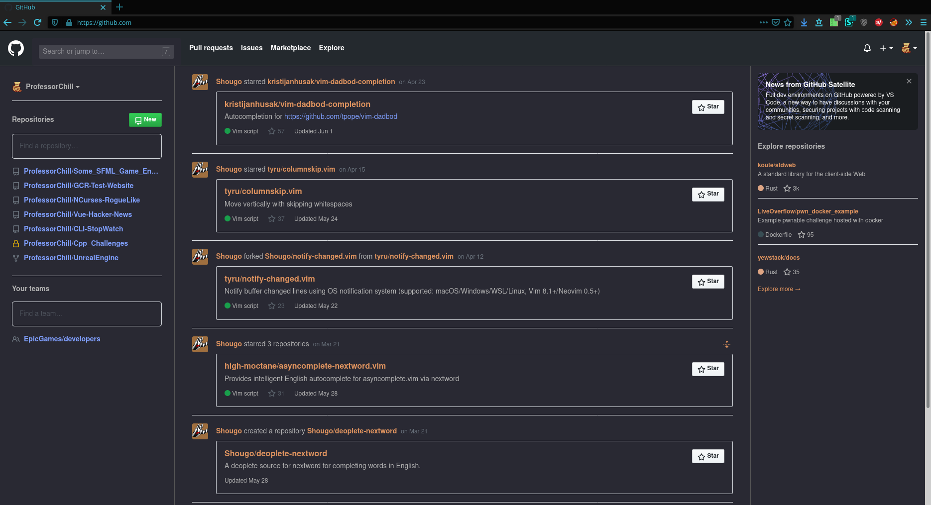 Github Moonlight - INCOMPLETE