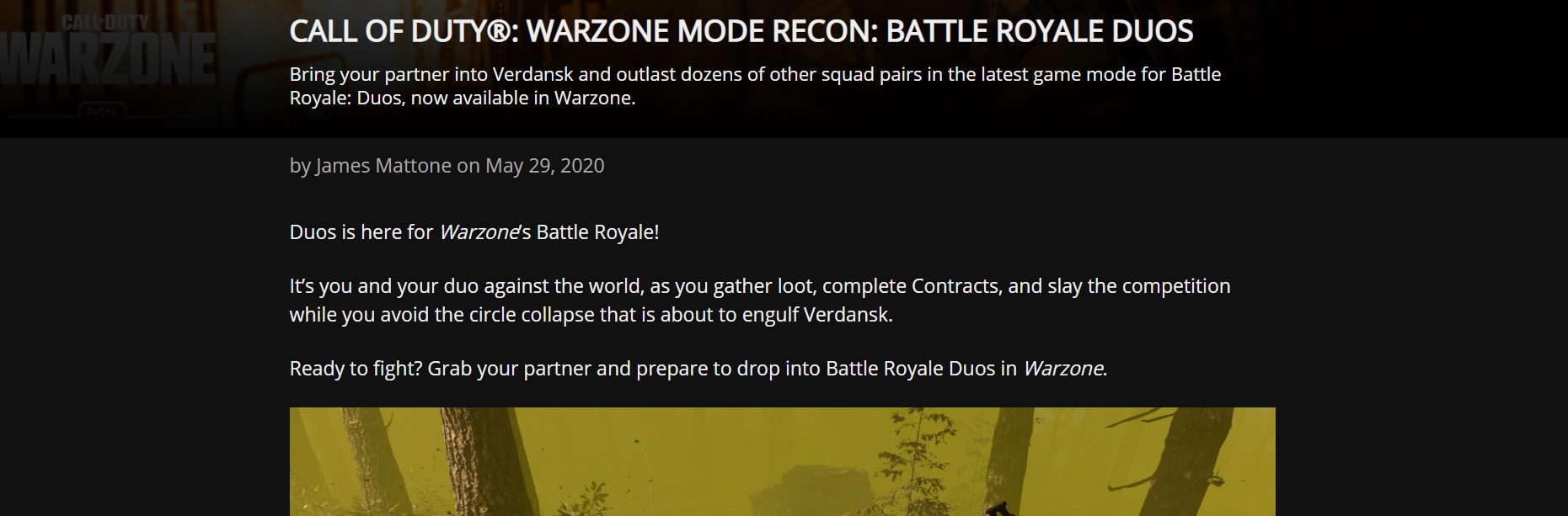 Activision Site Black Theme