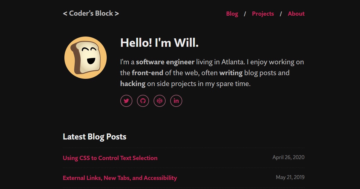 Dark Theme for Coder's Block