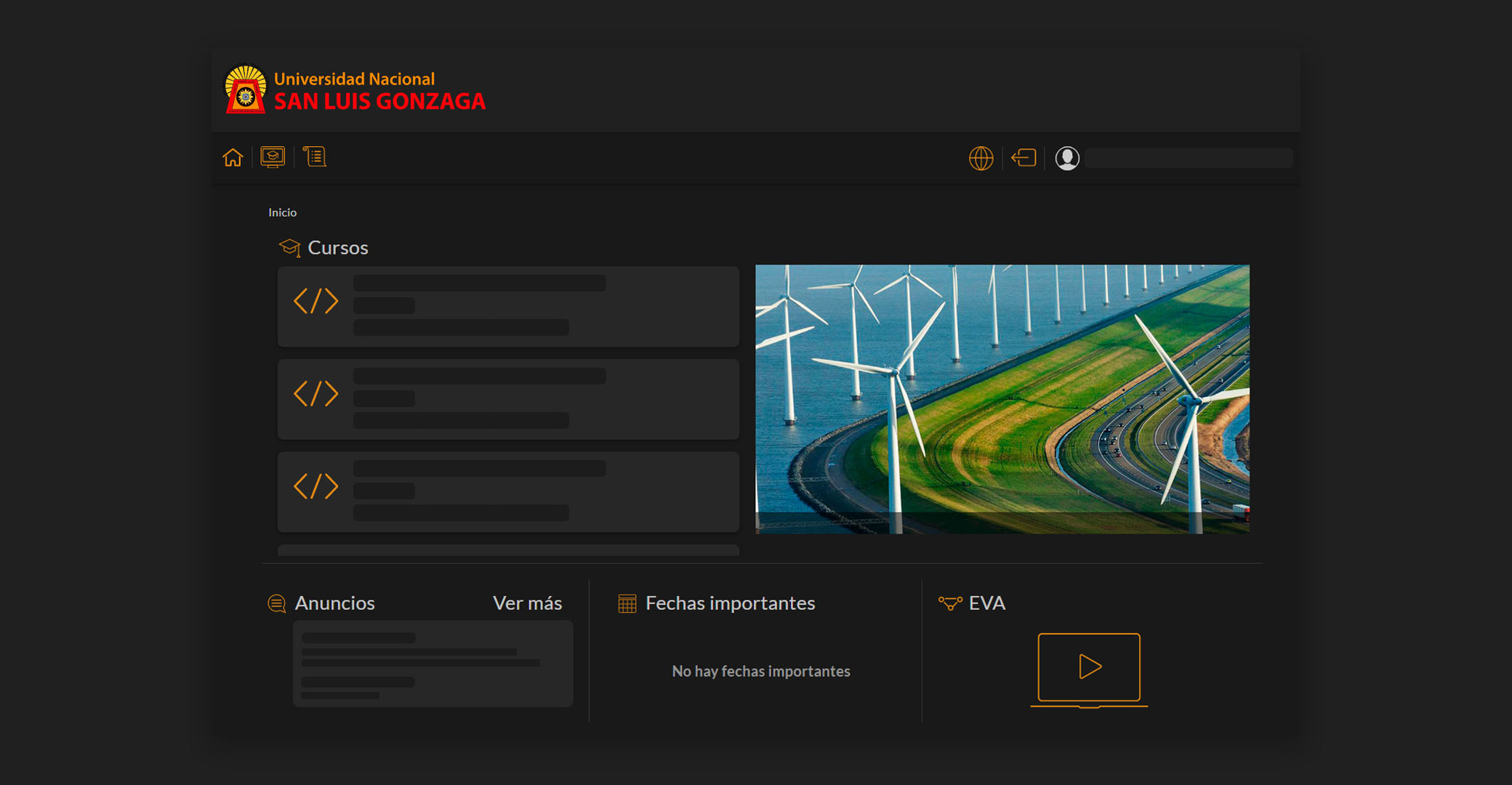 Dark theme for [Intranet/Aula virtual] - UNICA