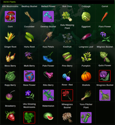 FelisFire: Highlight Patch and Crafting Items