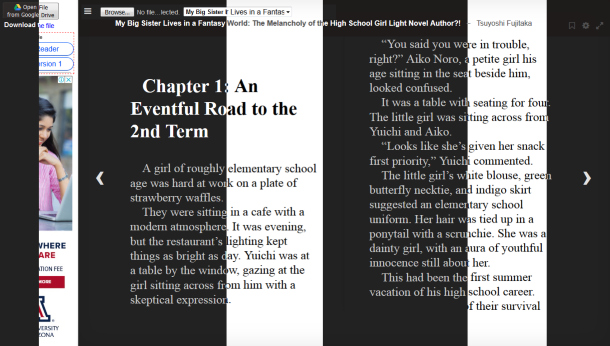 ePub Reader (Dark mode)