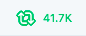 Twitter RT Button Outlined