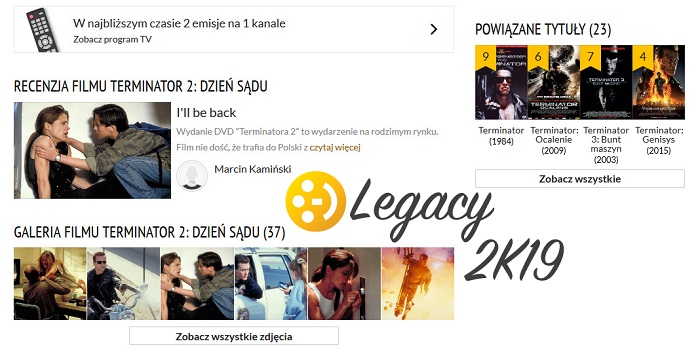 Filmweb.pl - Legacy 2K19