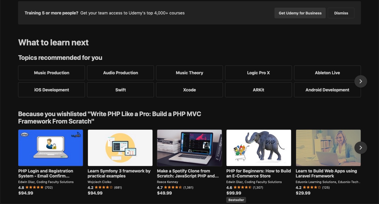 Udemy Dark 2020