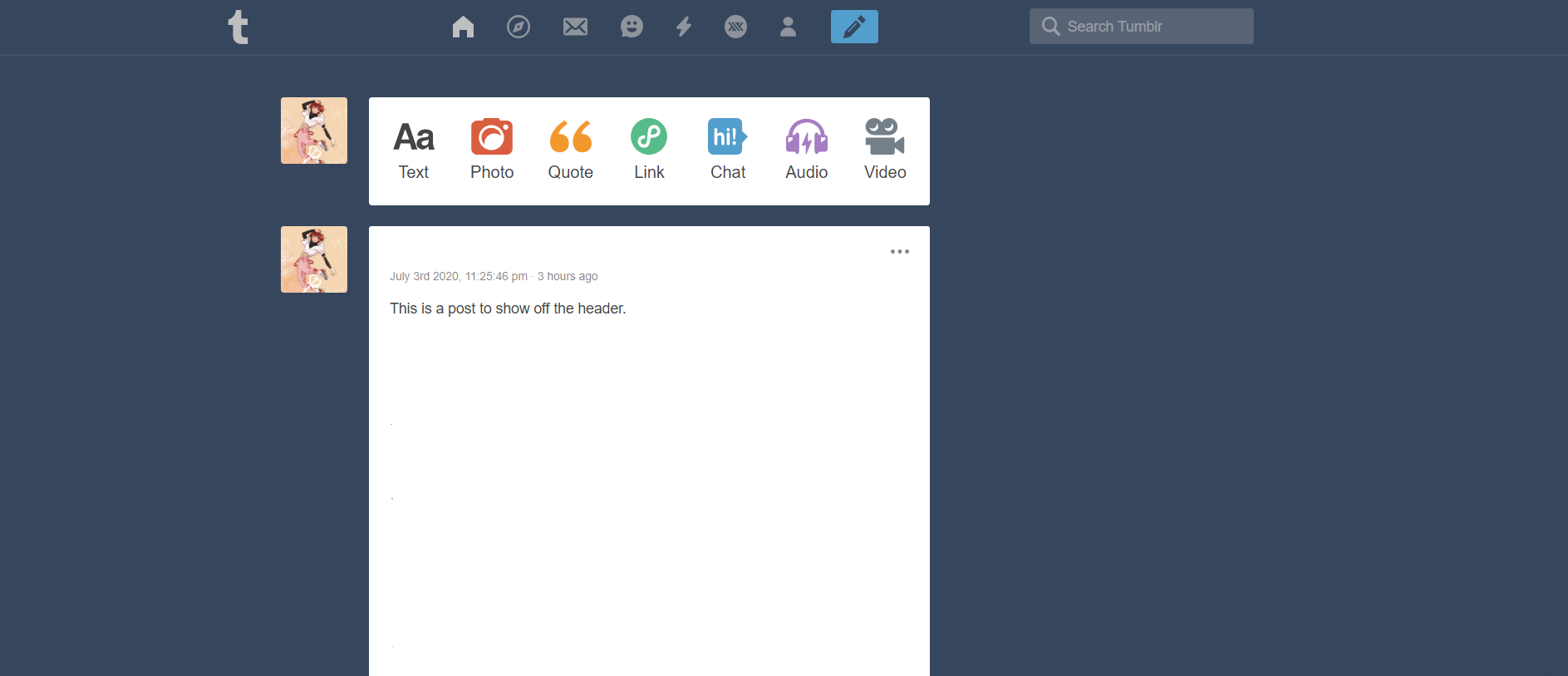 Tumblr Header Fix