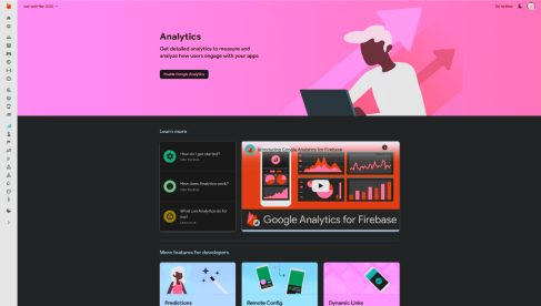 Firebase Dark Theme