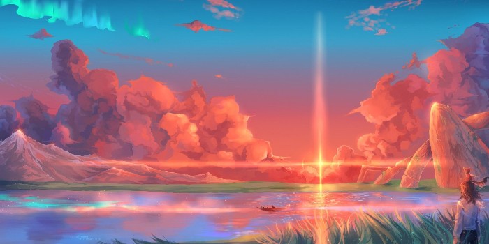 Vibrant Anime Scenery