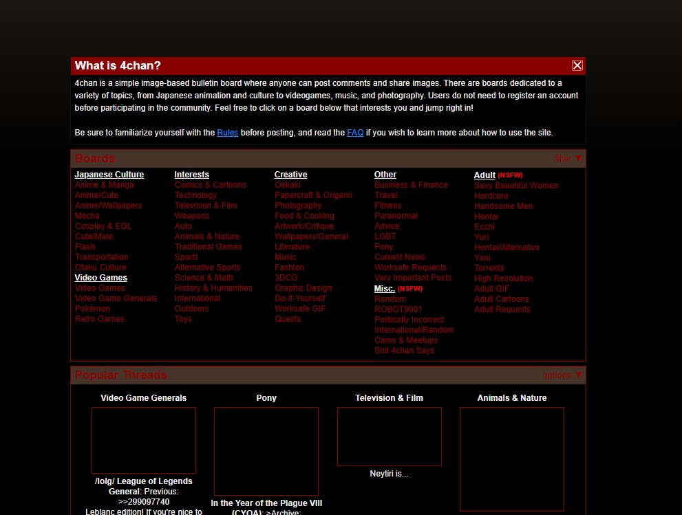 Dark Theme for 4chan.org