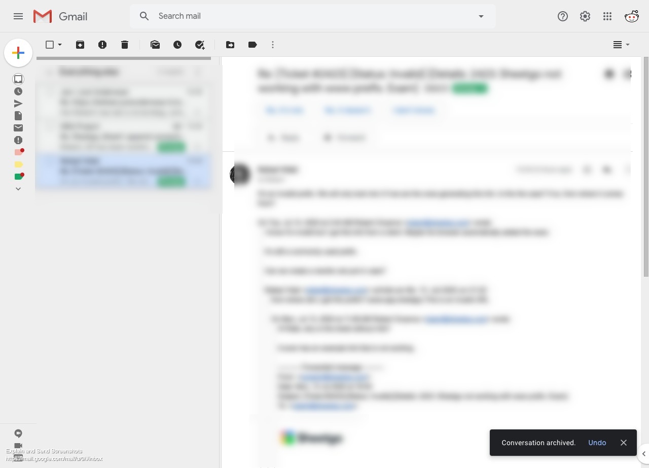 Move Gmail Notification To The Right