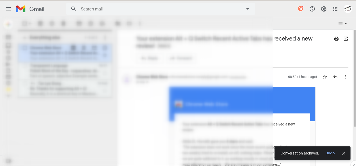 Move Gmail Notifications To The Right