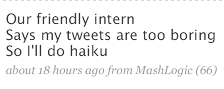 Twitter pre-formatted tweets