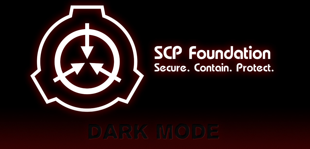 SCP Wiki Night Mode [ UPDATED ]
