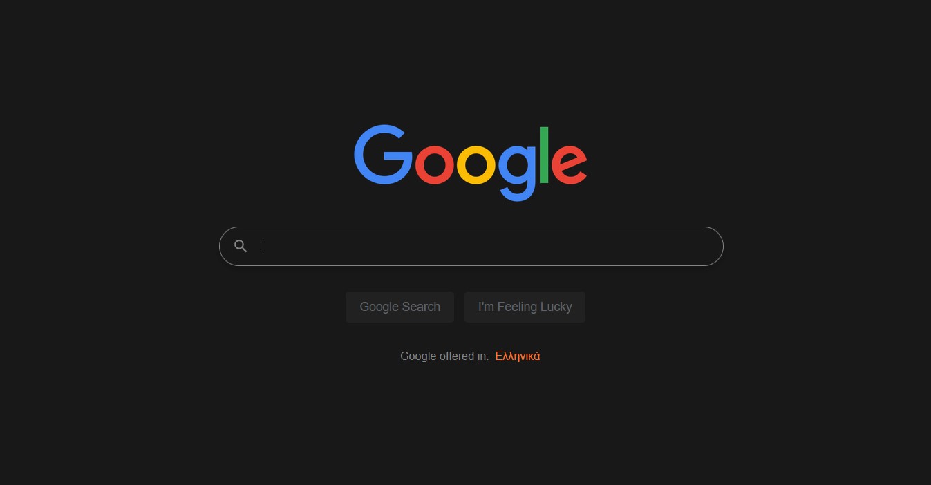 Google Dark Theme - With Accent Color