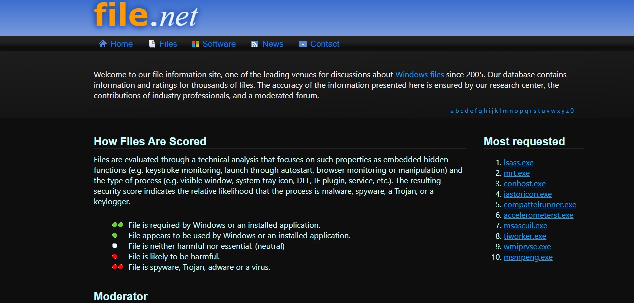 file.net Dark Theme