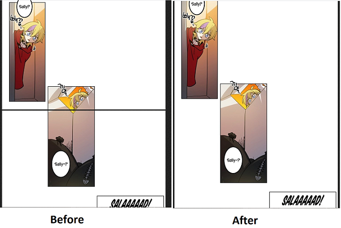 Webtoon spacing fix