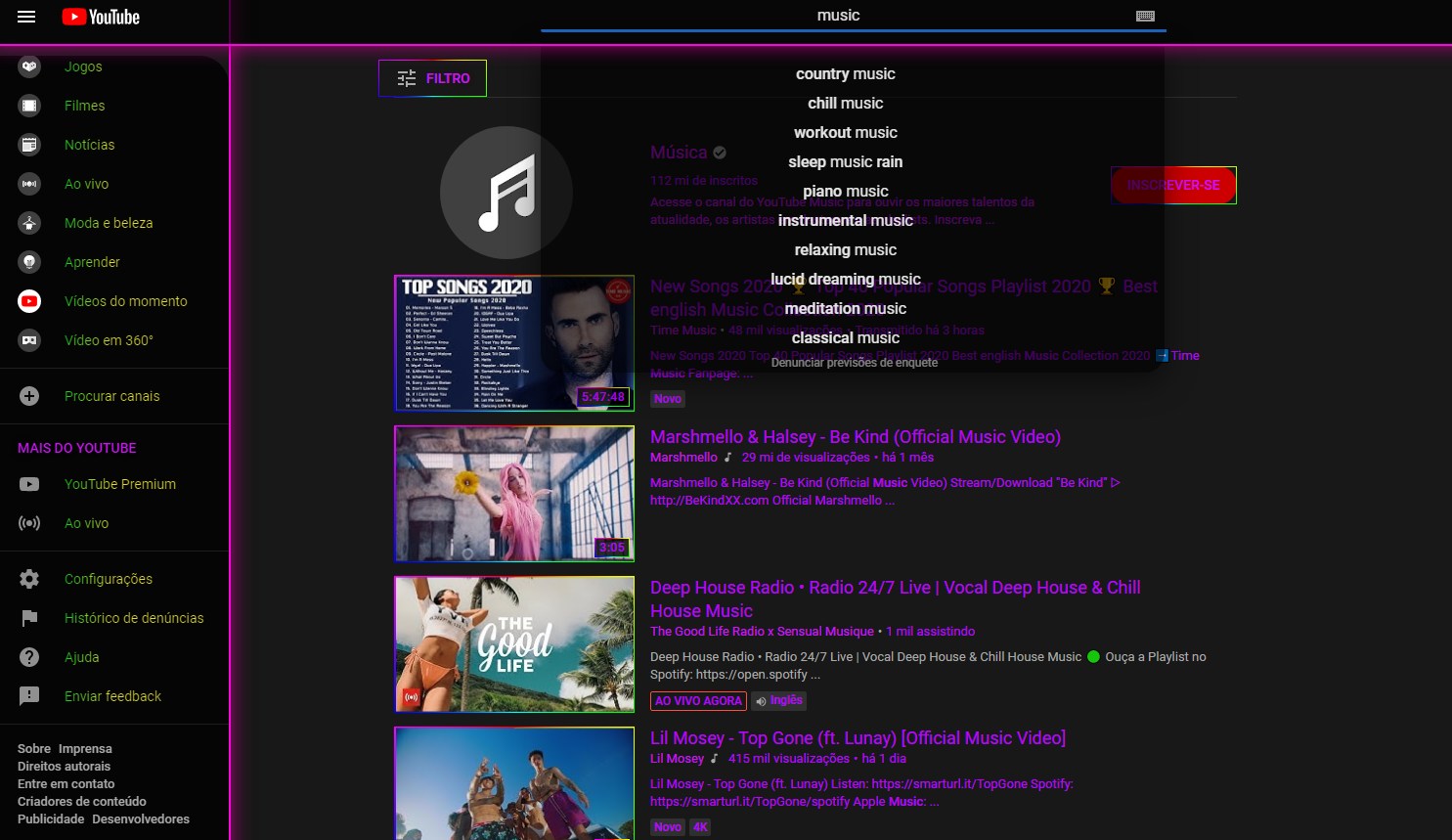 Youtube Neon v1