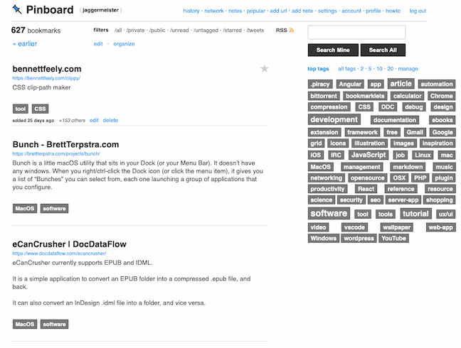 Modern Pinboard