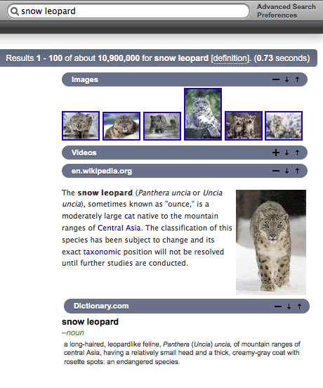 userscripts: google extra- Matched to Snow Leopard