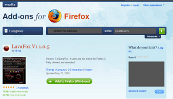 LavaFox - Gray textboxes style