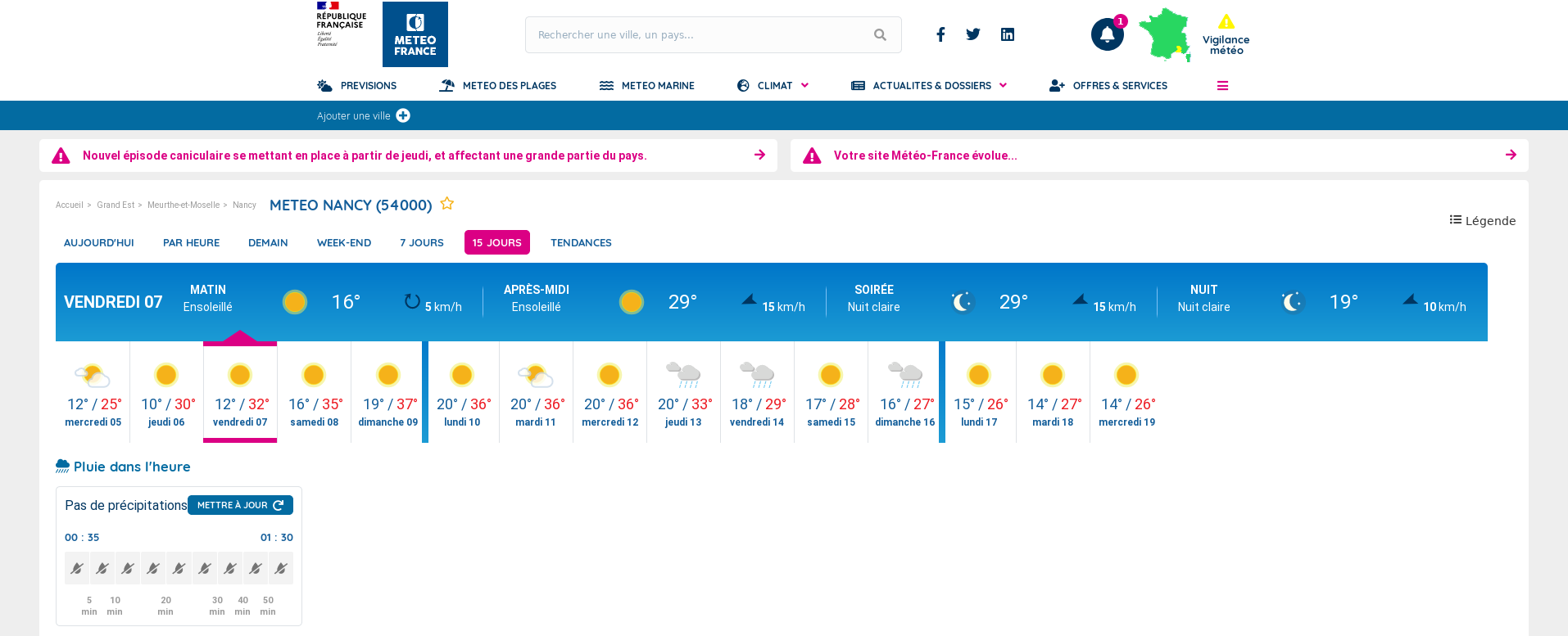 MeteoFrance – I am not a tablet