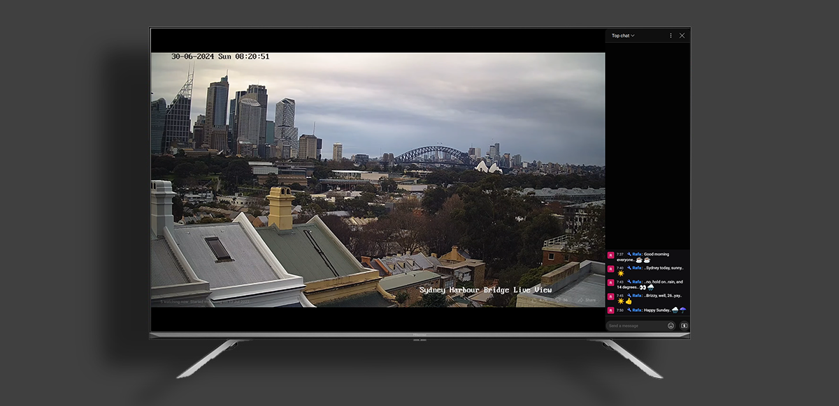 YouTube Fullscreen Stream w/ Twitch-style Chat