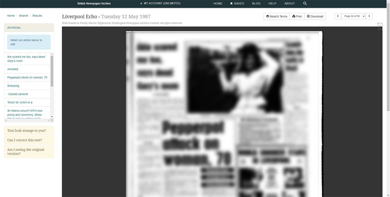 British Newspaper Archive fixer