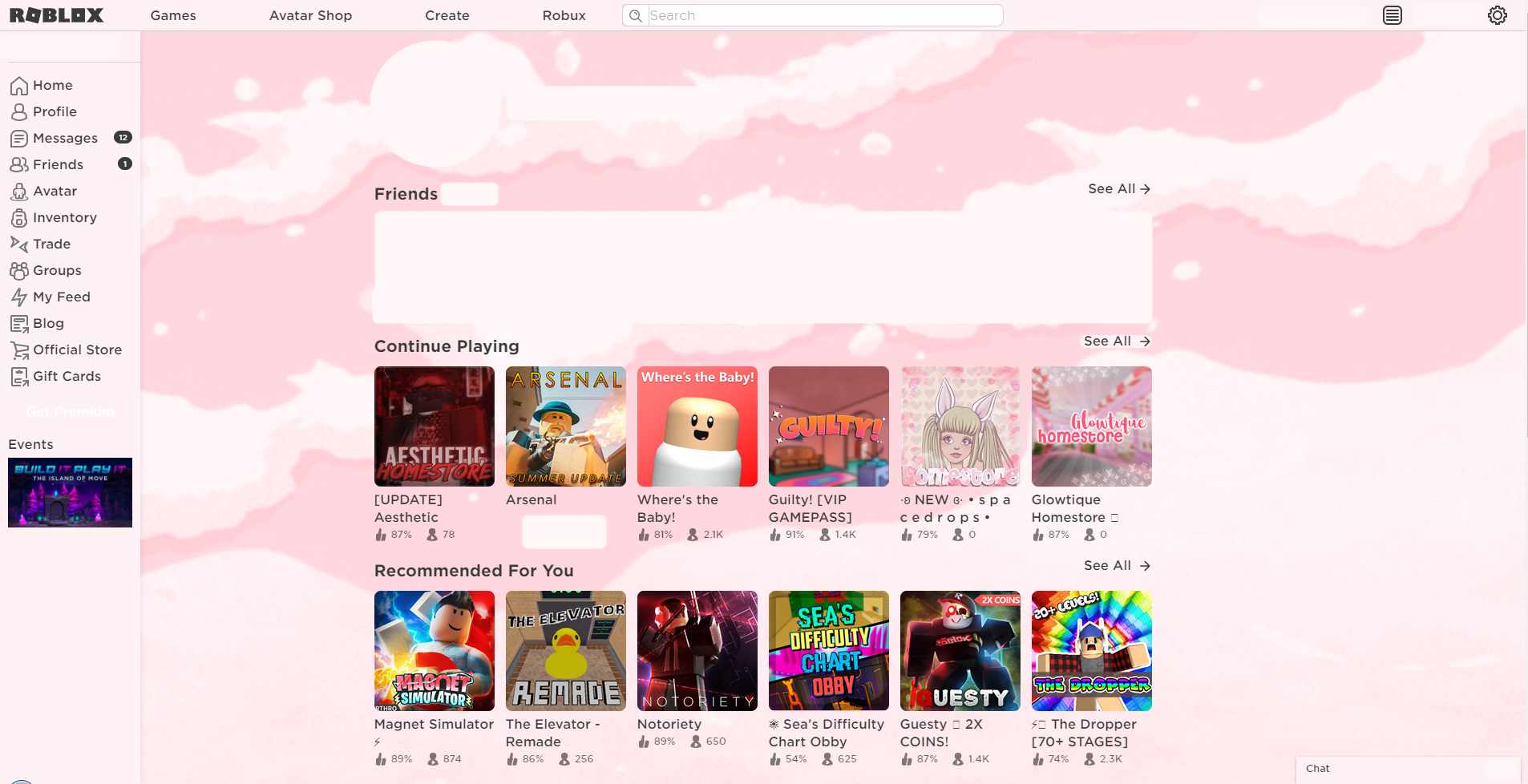 Aesthetic Pastel Pink Wave Roblox Theme