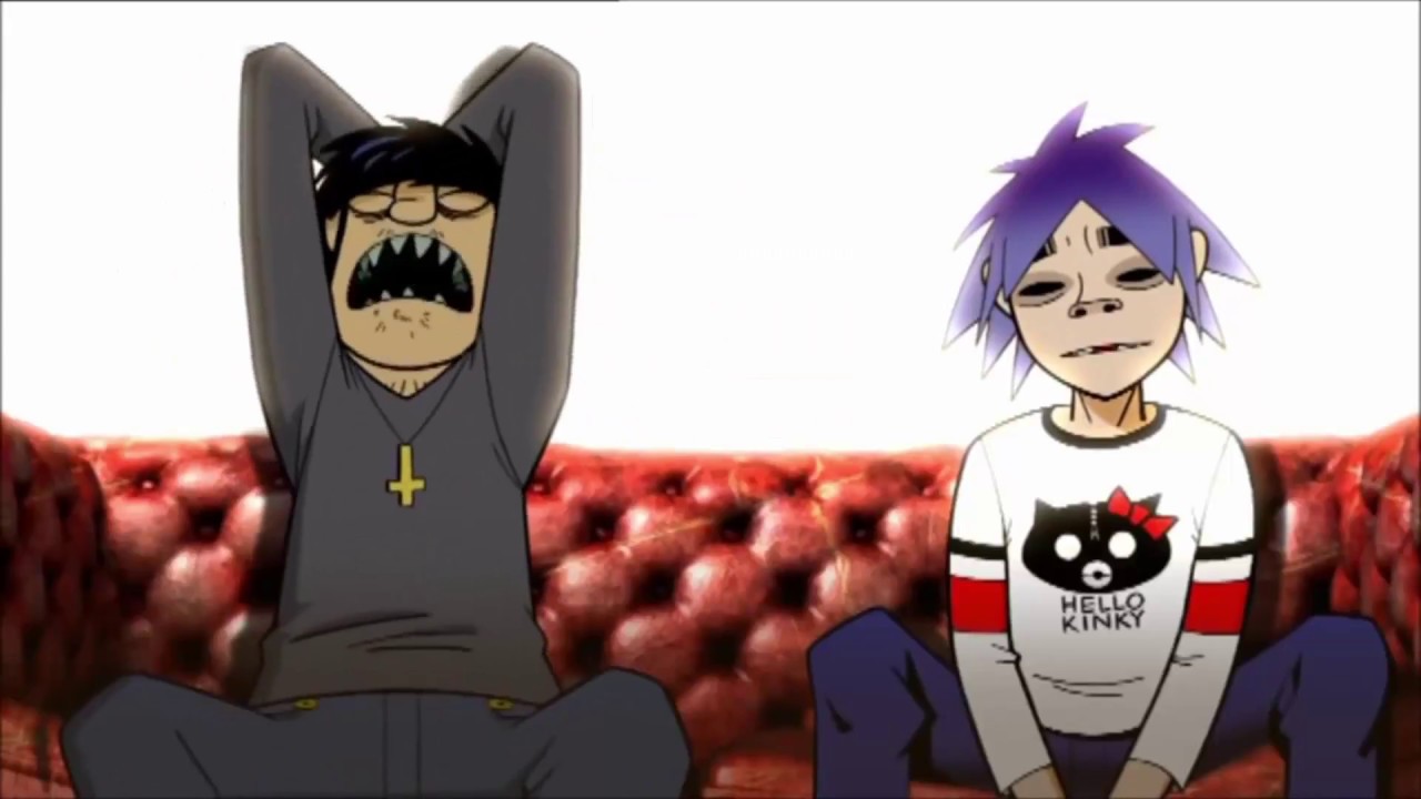gorillaz-2d and murdoc