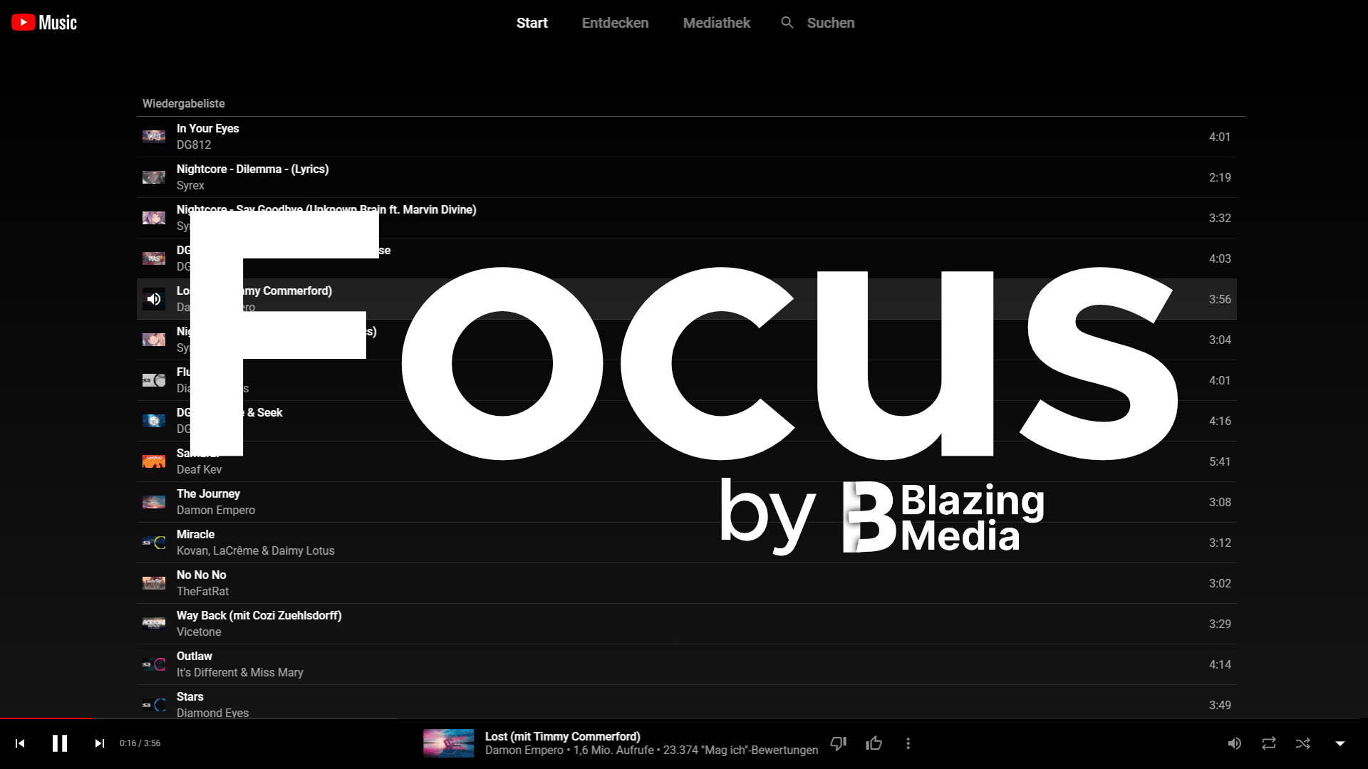 Focus by BlazingMedia for YouTube Music