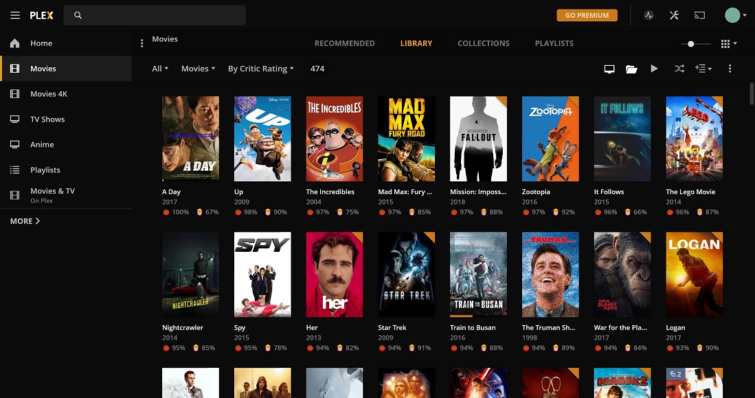 Plex Dark Theme
